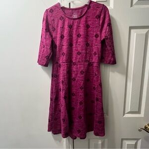 Faded Glory Girls Dress Color Burgundy Size XL (14-16)